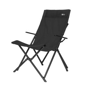 TENTFACTORY テントファクトリー カスタムHBチェア TF-CHB BK / アウトドアチェア ハイバック 肘付き 軽量 アルミ キャンプチェア 折りたたみ椅子 アウトドア コンパクト 持ち運び tf-chb