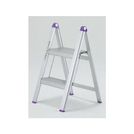 アルインコ アルミ製 薄型 踏み台 脚立 2段 シルバー スリム太郎 SS52AB