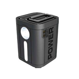 三金商事 大容量 ポータブル電源 PB268-BK ブラック