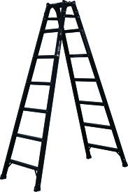 アルインコ(ALINCO) はしご兼用脚立 ブラック KUR-210　大型特殊便発送の為　土日祝の配達・夜間配達・時間指定等の対応が出来かねます