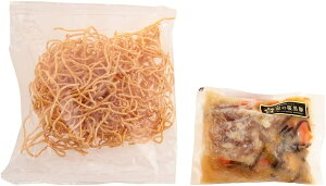 ★エントリーP10★10/24-27限定! エーエフ企画 かた焼きそば 具:220g、めん:50g レトルト 簡単 レンジ調理 黒豚 焼きそば