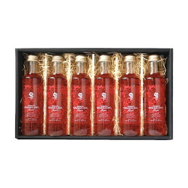 【奥出雲薔薇園】プレミアムスパークリングローズ6本入ギフトセット 1200ml(200ml×6) / 詰合せ ギフト 贈り物 バラ ばら 薔薇 島根県 国産 国産バラ バラ農園 食用バラ サイダー ドリン