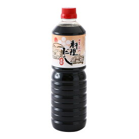 【橋栄醤油みそ】料理だし 濃縮 PET 1L/だし 出汁 だししょうゆ 濃縮 しょうゆ 醤油 石川県 本醸造醤油 調味料 石川醤油 加賀風味 金沢 1リットル ペットボトル 職人 古都金沢 本物 石川醤油 万能醤油 まるは うまみ