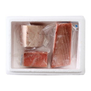 ★エントリーP10★10/24-27限定! 【新洋水産】まぐろ3種セット キハダマグロ赤身(生食用) 200g、本マグロ大トロ(養殖) 80g、ビン長まぐろ・とろ 300g