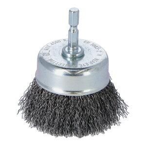 コーナンオリジナル PROACT 六角軸カップブラシ 線径0.3ミリ/サビ取り 塗装落とし バリ落とし 下地研磨 研削 バリ取り 溶接のスケール取り プロアクト コーナン