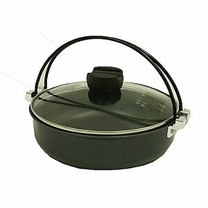★エントリーP10★10/24-27限定! コーナンオリジナル LIFELEX IH軽量すき焼き鍋 20cm/直火 深型 幅238×奥行209×高さ156mm 1.6L ガラスふた ライフレックス コーナン