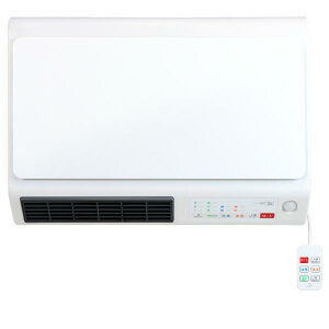 ★エントリーP10★10/24-27限定! ゼピール 脱衣所ヒーター ワイドスリム 壁掛けタイプ DWC-J120N-WH / dwc-j120n-wh 暖房器具 季節家電 寒さ対策 工事不要 簡単取付