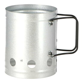 コーナンオリジナル SOUTHERNPORT 火起こし器 SP23-5829 シルバー+ブラック / 炭 アウトドア バーベキュー キャンプ コーナン