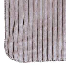 ★エントリー P10 1/9 20:00-1/16 1:59 ★ コーナンオリジナル LIFELEX ライフレックス 2枚合わせひざ掛け 70×100ストライプGG / コーナン シンプル グレージュ