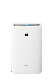 シャープ SHARP 加湿空気清浄機 KI-SS50-W / ホワイト プラズマクラスター25000搭載 幅384×奥行230×高さ619mm 薄型 スリム 低騒音