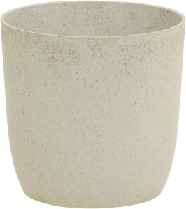 ★エントリーP10★10/24-27限定! 大和プラスチック PON de eco 3号 底穴あり ホワイト ポンデエコ /鉢 ポット 植木鉢