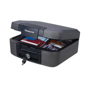 セントリー ウォ?タープルーフCWシリーズ ポータブル耐火・防水保管庫 CHW20201/SENTRYセントリー 金庫 耐火 耐火金庫 防水 家庭用 オフィス 小型 7.8L A4 1年保証 防犯 防災 メーカー保証 家庭用