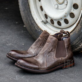 ブーツ メンズ 本革 サイドゴアブーツ 牛革 靴 チェルシーブーツ サイドエラスティックブーツ 着脱しやすい メンズブーツ 防寒ブーツ おしゃれ シューズ