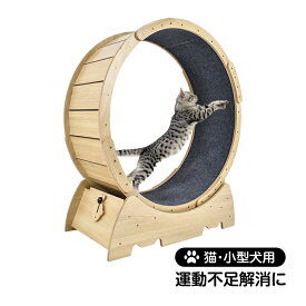送料無料 キャットホイール 話題のネコ専用ルームランナー 猫 犬 組立不要 静音 自走式 M 48キロの子まで 運動不足 健康 ダイエット ホイール おもちゃ ストレス発散 小型犬 ねこ 運動不足解消 雨の日 怪我防止 ストッパー付き おすすめ