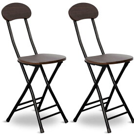椅子 チェア 折りたたみチェア パイプ椅子 ダイニングチェア 幅25×奥行32×高さ77cm 学習チェア 食卓椅子 椅子 折りたたみ椅子 軽量 シンプル 折り畳み式 完成品 在宅勤務 会議用 2脚セット