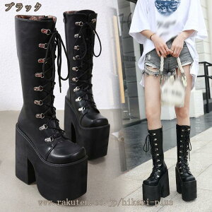 ���ꃍ���O�u�[�c �R�X�v�� �����O�u�[�c �҂ݏグ ����u�[�c �R�X�v�� PUNK �p���N�C ����C �҂ݏグ�u�[�c �����O�u�[�c �p���N�n�̃V���[�Y �q�[��17cm�T�C�h�W�b�v �C ���[�X�A�b�v ��