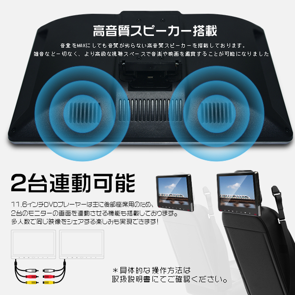 フィルムア クラウン ハイブリッド GWS204 DVDプレーヤー スロットイン式 11.6インチ 耐震デバイス搭載＋地デジチューナー アンプリファイア付き 受信感度3倍UP HDMI 1080P 高性能 1年保証 送料無料：光トレー ヘッドフォ