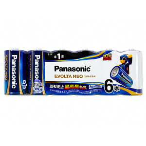 �p�i�\�j�b�N Panasonic�A���J�����d�r EVOLTA NEO�i�G�{���^ �l�I�j �P1�` 6�{�p�b�N LR20NJ/6SW ���������E�ԕi�s��