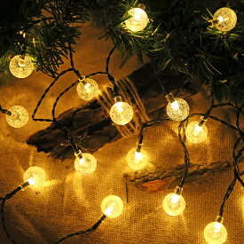 クリスマス 飾り ソーラーライト イルミネーション LED 自動点灯 光センサー 太陽光充電 屋外 防水 ガーデンライト 壁 庭 玄関 ウッドデッキ フェンス パーティー キャンプ 電気代0 デコレーション クリスマスツリー 文化祭 プレゼント ギフト 星