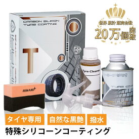 タイヤコーティング タイヤクリーナー セット HIKARI BLACK STAR タイヤ の コーティング タイヤコート コーティング剤 タイヤコーティング剤 撥水コーティング剤 車 コーティング メンテナンス剤 クリーナー 保護 艶出し バイク 車 洗車 撥水 撥油 防汚 簡単 日本製