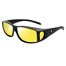 ＼新色追加！／サングラス メガネの上から オーバーサングラス 運転 偏光 夜間 メンズ レディース 偏光サングラス UVカット おしゃれ シンプル 曇りにくい 可愛い uvサングラス ドライブ ゴルフ 釣り スポーツ ファッション UV400 眼鏡の上から