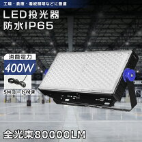 楽天市場】led投光器 400wの通販