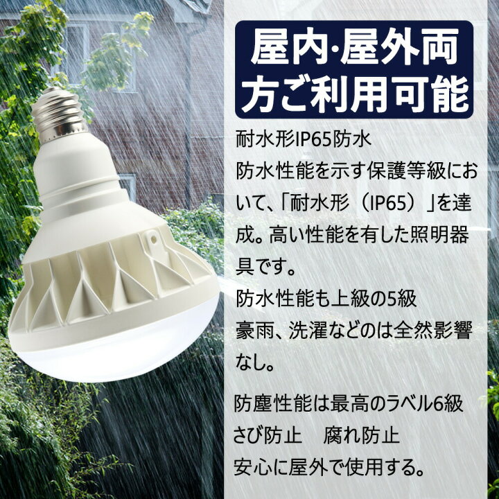 楽天市場】【9個売り】ledビーム電球 e39 led電球 50w 10000lm 作業用 