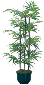 光触媒　光の楽園 黒竹1.3m 幹：天然竹 ◆直営店限定商品◆ フェイクグリーン 人工観葉植物