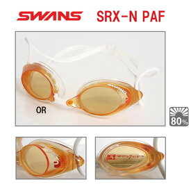 【店内商品3点以上でさらに3％OFFクーポン配布中】スイミングゴーグルSWANS スワンズ クッション付き SRX クリアタイプ fina承認 PREMIUM ANTI-FOG 水泳 SRX-NPAF-OR