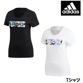 【店内商品3点以上でさらに3％OFFクーポン配布中】【店頭展示品】アディダス adidas レディース W S2S 半袖 スクエア AOP Pack Tシャツ FSR75