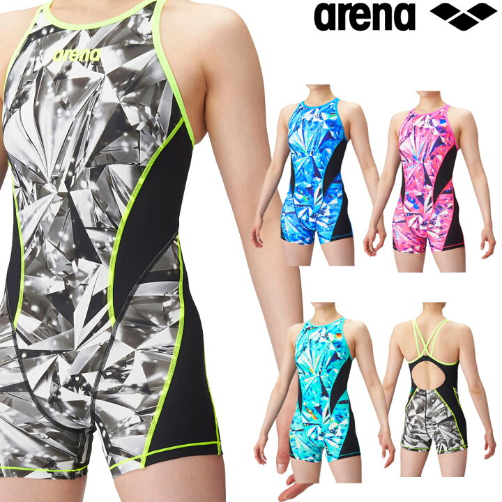 楽天市場 店内商品3点以上でさらに3 Offクーポン配布中 アリーナ Arena 競泳水着 レディース 練習用 タフミドルスパッツダブル ダイヤモンドコレクション タフスーツ タフスキンep 競泳練習水着 22年春夏モデル Sar 2134w ｓｗｉｍｓｈｏｐヒカリスポーツ