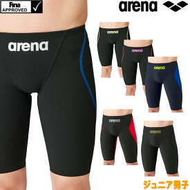 【クーポン利用で10％OFF】アリーナ ARENA 競泳水着 ジュニア男子 WA承認 ジュニアハーフスパッツ AQUAFORCE FUSION-Tri ARN-1011MJ fina マーク あり