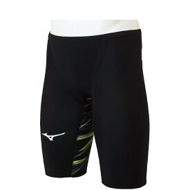 【店内商品3点以上でさらに3％OFFクーポン配布中】ミズノ 競泳水着 メンズ GX SONIC NEO AG オールジェネレーション Pre-Futureグラフィック Fina WA 承認 ハーフスパッツ 布帛素材 競泳全種目 短距離 中・長距離 選手向き MIZUNO 高速水着 男性用 N2MB2006 finaマークあり