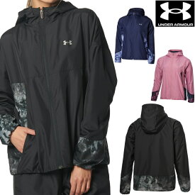 【店内商品3点以上でさらに3％OFFクーポン配布中】アンダーアーマー UNDER ARMOUR UAトリコット ウーブン フルジップ フーディー パーカー レディース 女性 トレーニング スポーツアパレル U1375429