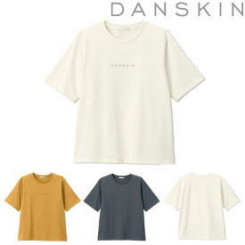 【店内商品3点以上でさらに3％OFFクーポン配布中】ダンスキン DANSKIN ロゴプリント S/S Tシャツ レディース 2023年春夏モデル DC723107