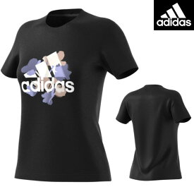 【店内商品3点以上でさらに3％OFFクーポン配布中】【店頭展示品】アディダス adidas W FLORAL GFX Tシャツ レディース 女性用 半袖 ウィメンズ スポーツアパレル トレーニング IZA59