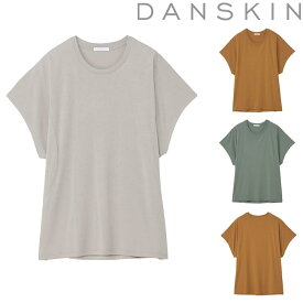 【店内商品3点以上でさらに3％OFFクーポン配布中】ダンスキン DANSKIN S/S ワイド Tシャツ レディース 2023年秋冬モデル DC723321