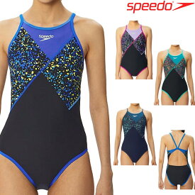 【店内商品3点以上でさらに3％OFFクーポン配布中】スピード SPEEDO 競泳水着 レディース 練習用 シードッツターンズスーツ ENDURANCE ECO 競泳練習水着 2023年秋冬モデル STW02350