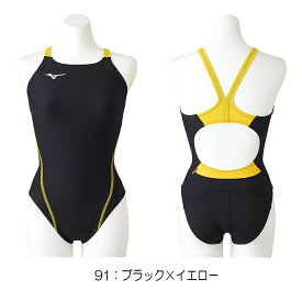 【クーポンで更に11%OFF対象】ミズノ MIZUNO 競泳水着 レディース 練習用水着 エクサースーツ ミディアムカット U-Fit 競泳練習水着 N2MA8261