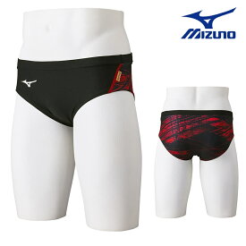 【店内商品3点以上でさらに3％OFFクーポン配布中】ミズノ MIZUNO 競泳水着 メンズ 練習用 エクサースーツ スーパーショート EXER SUITS U-Fit 競泳練習水着 2024年春夏モデル N2MBB072