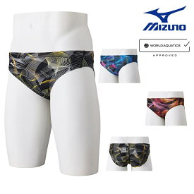 【店内商品3点以上でさらに3％OFFクーポン配布中】ミズノ MIZUNO 競泳水着 メンズ WORLD AQUATICS承認 STREAM ACE Vパンツ ストリームフィットA 2024年春夏モデル N2MBB245