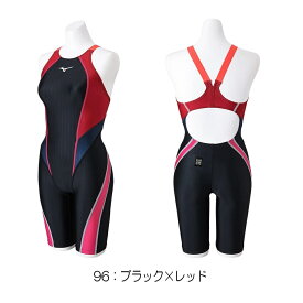 【クーポンで更に11%OFF対象】ミズノ MIZUNO 競泳水着 レディース WORLD AQUATICS承認 STREAM ACE ハーフスーツ レースオープンバック ストリームフィットA 2024年春夏モデル N2MGB220 fina マーク あり