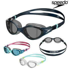 スピード SPEEDO 水泳 フィットネスゴーグル レディース バイオフューズリフレックスフィメール クリアレンズ クッション付き 2024年春夏モデル SE02402