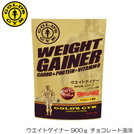 【店内商品3点以上でさらに3％OFFクーポン配布中】GOLD'S GYM ゴールドジム ウエイトゲイナー900g チョコレート風味 F8700 83437