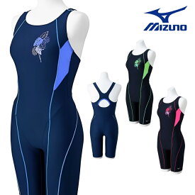 【店内商品3点以上でさらに3％OFFクーポン配布中】ミズノ MIZUNO フィットネス水着 レディース PSオールインワン スパッツ STROKE ONE パッド付き 2024年秋冬モデル N2JGB811