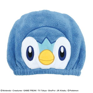 【店内商品3点以上でさらに3%OFFクーポン配布中】タオルキャップ ヘアーキャップ ポケットモンスター ポッチャマ サンタン マイクロファイバー 吸水タオル 水泳小物 スイミング プール タ