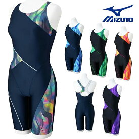 【店内商品3点以上でさらに3％OFFクーポン配布中】ミズノ MIZUNO フィットネス水着 レディース StrokeONEオールインワン パッド付き 2025年春夏モデル N2JGC313