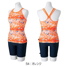 【店内商品3点以上でさらに3％OFFクーポン配布中】ミズノ MIZUNO フィットネス水着 レディース セパレーツ パッド付き 2025年春夏モデル N2JGC342