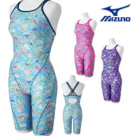 【店内商品3点以上でさらに3％OFFクーポン配布中】ミズノ MIZUNO 競泳水着 練習用水着 レディース エクサースーツ ハーフスーツ オールインワン EXER SUITS U-Fit AYA COLLECTION 寺川綾 競泳練習水着 2025年春夏モデル N2MGC275
