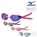 ミズノ MIZUNO 水泳 レーシングゴーグル GX・SONIC EYE G ミラーレンズ クッションタイプ WA承認モデル 競泳 2025年春…